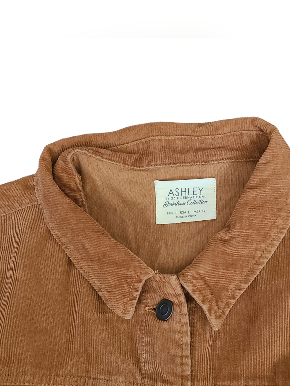 ASHLEYBY 26 INTERNATIONAL | CORDUROY JACKET | SIZE LARGE - Picture 3 of 12